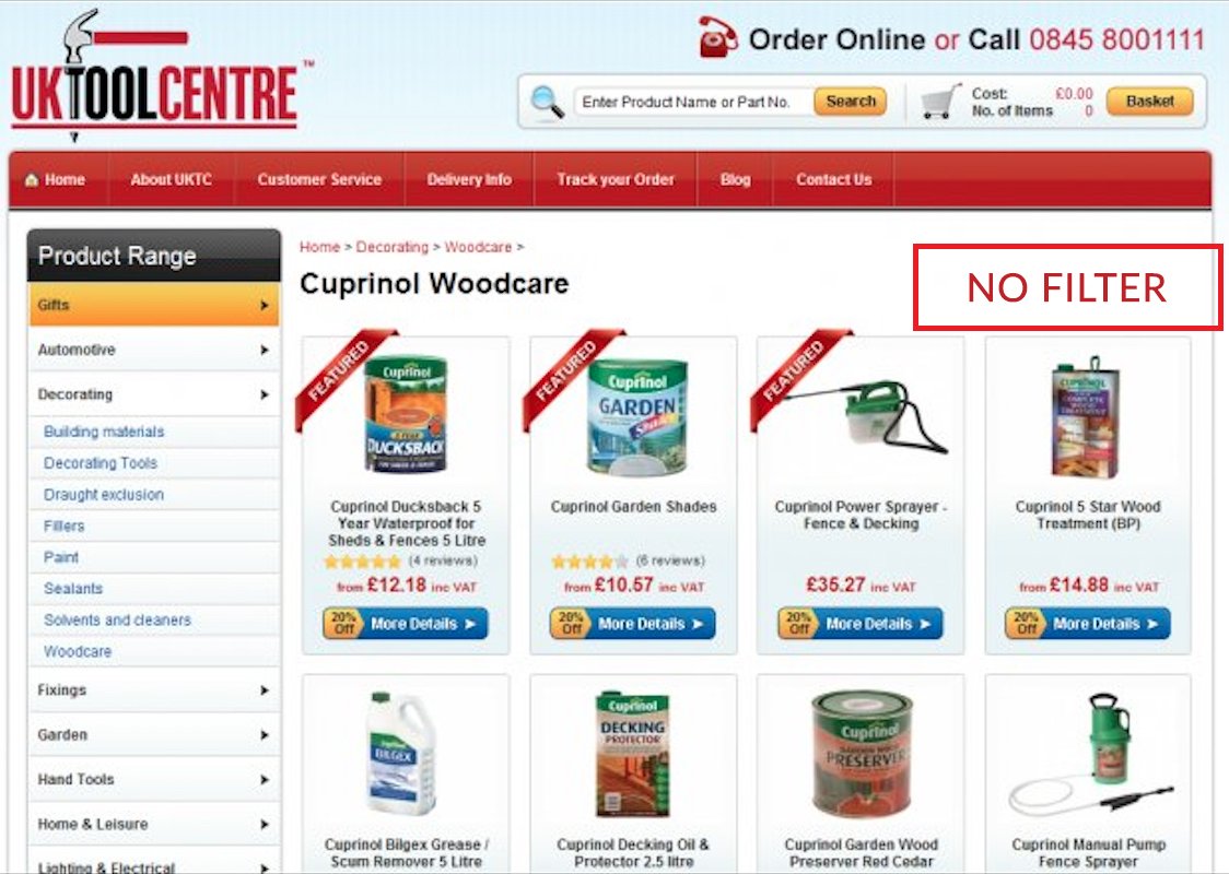 Removing navigation bar from eCommerce landing page - Case Study (2)