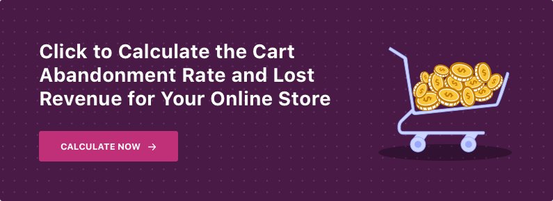 banner for cart abandonment calculator